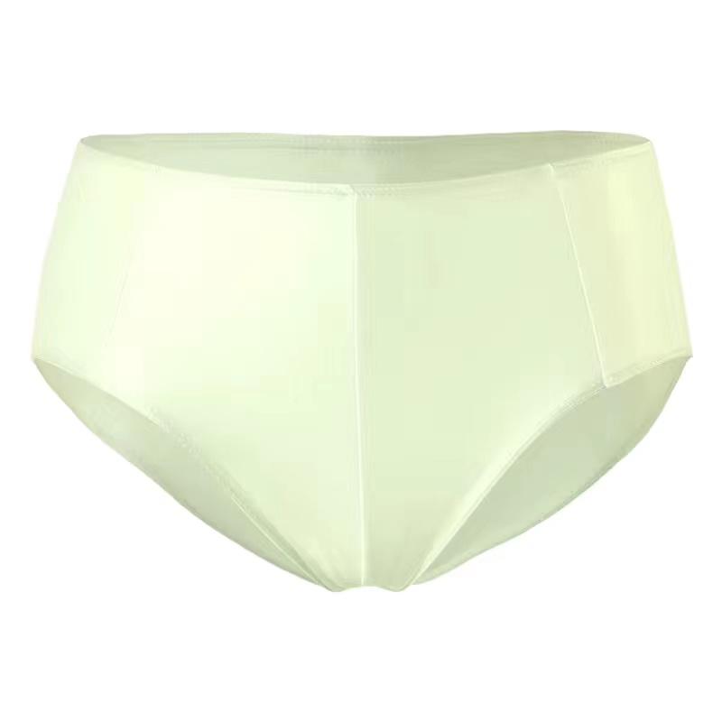 New Men's Shiny Elastic Breathable Briefs -  