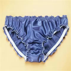 Ruffled New 100% mulberry silk panty