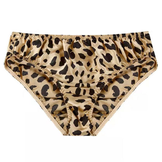 100% mulberry silk satin briefs