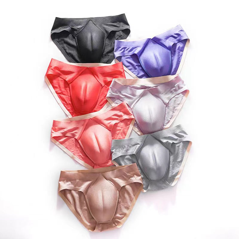 Men's Cross-Dressing Silk Briefs -  