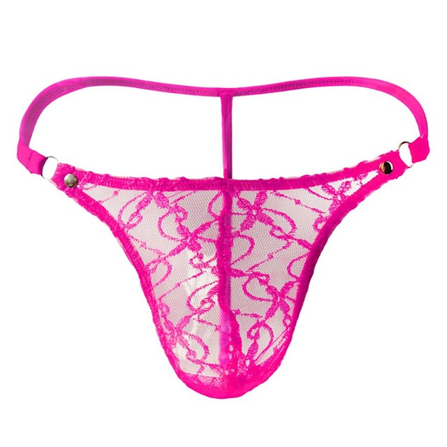 Low-Rise Sexy Lace Thong -  Fashion Men's Panties