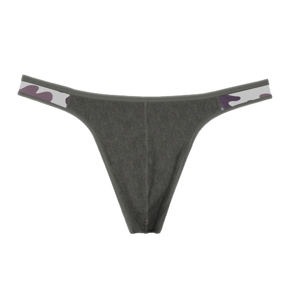 Sexy Cotton Low-Rise Seamless Thong -  