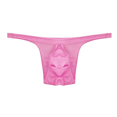 Men's Ice Silk Transparent Sexy Thong