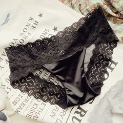 Lace Satin Mesh Panties