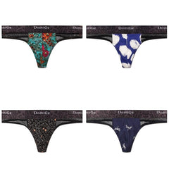 Low-Rise Printed Thong