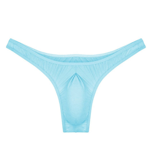 Sexy Transparent Men's Ice Silk Thong