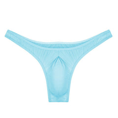 Sexy Transparent Men's Ice Silk Thong