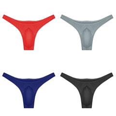 Sexy Transparent Men's Ice Silk Thong