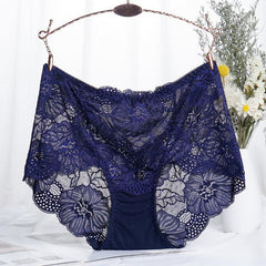 High Waist Sexy Pattern Lace Panties